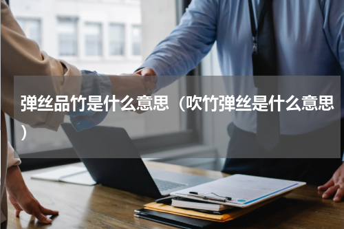 弹丝品竹是什么意思（吹竹弹丝是什么意思）