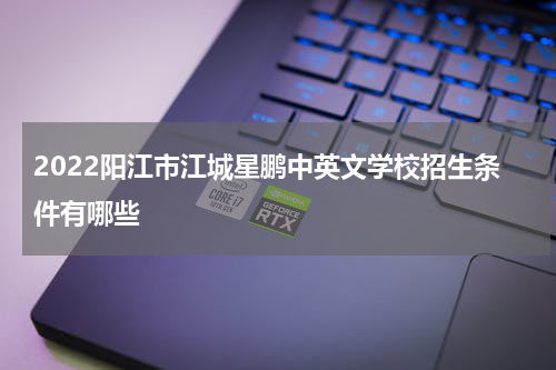 2022阳江市江城星鹏中英文学校招生条件有哪些