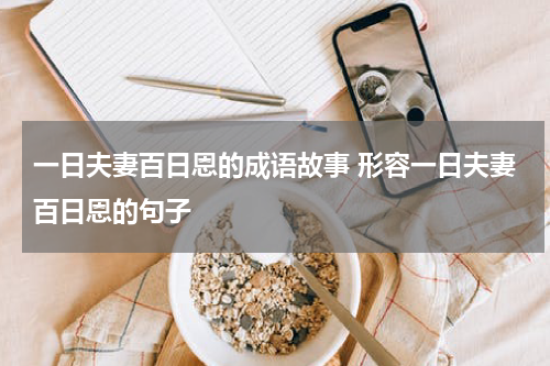一日夫妻百日恩的成语故事 形容一日夫妻百日恩的句子