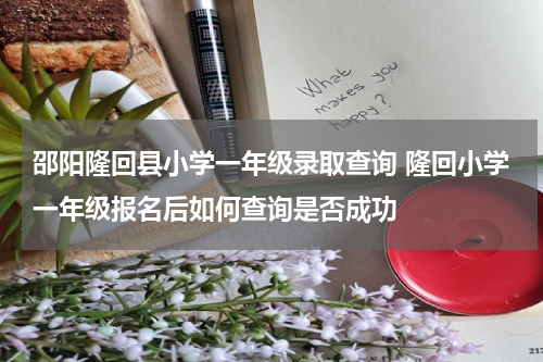 邵阳隆回县小学一年级录取查询 隆回小学一年级报名后如何查询是否成功