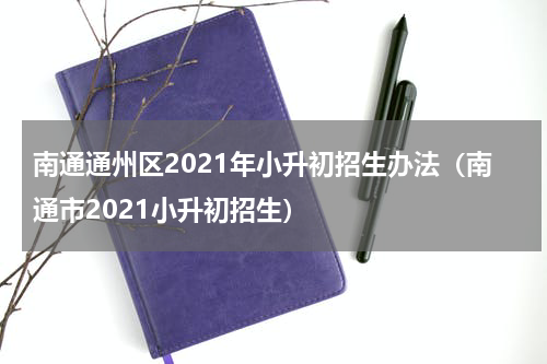 南通通州区2021年小升初招生办法（南通市2021小升初招生）
