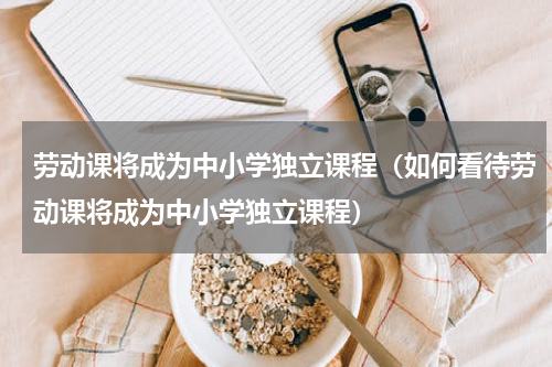 劳动课将成为中小学独立课程（如何看待劳动课将成为中小学独立课程）