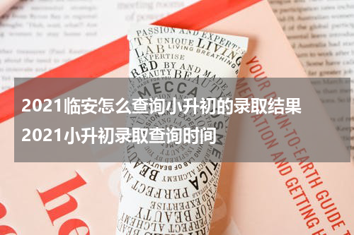 2021临安怎么查询小升初的录取结果 2021小升初录取查询时间