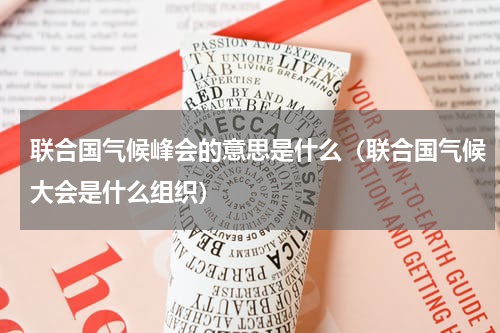 联合国气候峰会的意思是什么（联合国气候大会是什么组织）