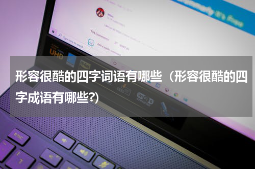 形容很酷的四字词语有哪些（形容很酷的四字成语有哪些?）