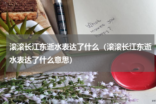 滚滚长江东逝水表达了什么（滚滚长江东逝水表达了什么意思）