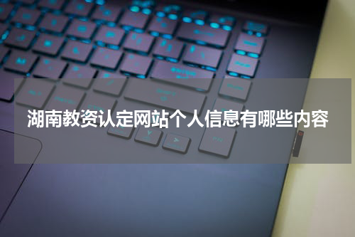 湖南教资认定网站个人信息有哪些内容