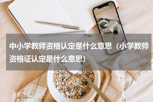 中小学教师资格认定是什么意思（小学教师资格证认定是什么意思）