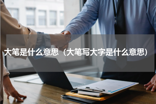 大笔是什么意思（大笔写大字是什么意思）