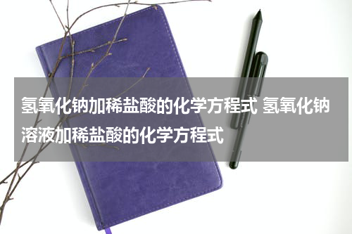 氢氧化钠加稀盐酸的化学方程式 氢氧化钠溶液加稀盐酸的化学方程式