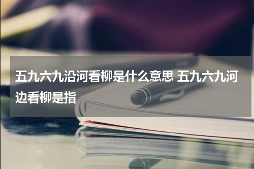 五九六九沿河看柳是什么意思 五九六九河边看柳是指