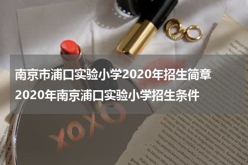 南京市浦口实验小学2020年招生简章 2020年南京浦口实验小学招生条件