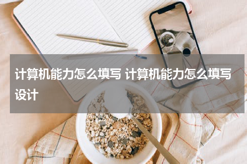 计算机能力怎么填写 计算机能力怎么填写设计