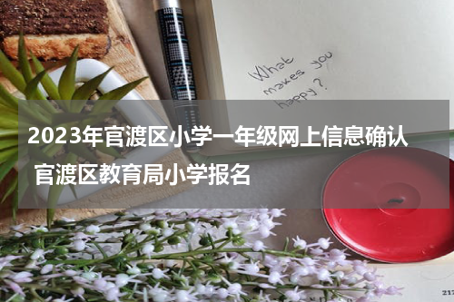 2023年官渡区小学一年级网上信息确认 官渡区教育局小学报名
