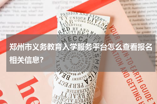 郑州市义务教育入学服务平台怎么查看报名相关信息？