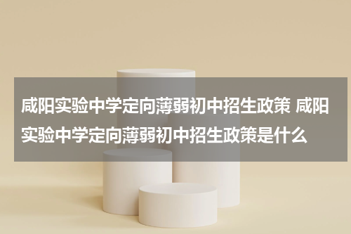 咸阳实验中学定向薄弱初中招生政策 咸阳实验中学定向薄弱初中招生政策是什么
