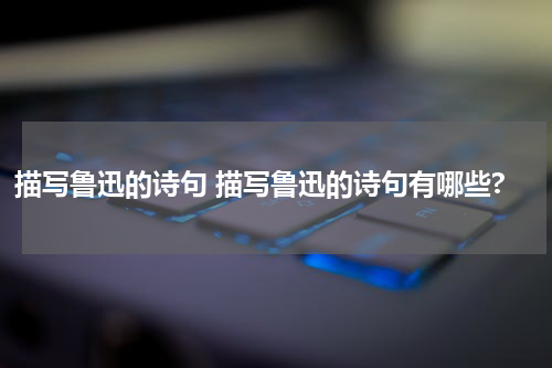 描写鲁迅的诗句 描写鲁迅的诗句有哪些?