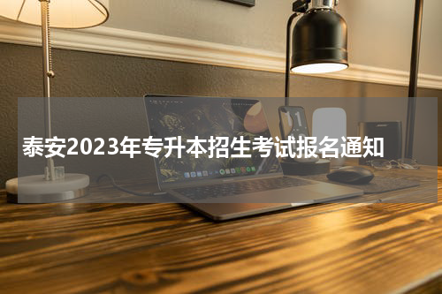 泰安2023年专升本招生考试报名通知