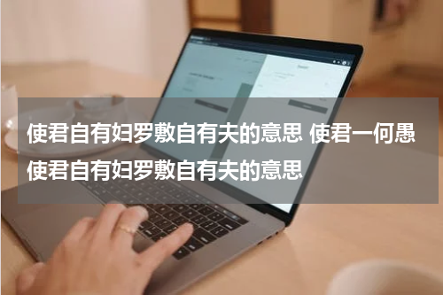 使君自有妇罗敷自有夫的意思 使君一何愚使君自有妇罗敷自有夫的意思