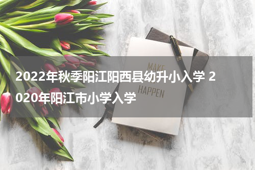 2022年秋季阳江阳西县幼升小入学 2020年阳江市小学入学