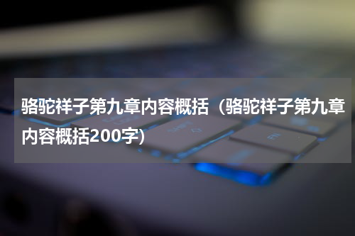 骆驼祥子第九章内容概括（骆驼祥子第九章内容概括200字）