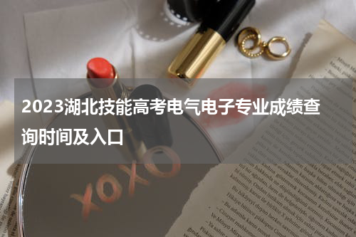 2023湖北技能高考电气电子专业成绩查询时间及入口