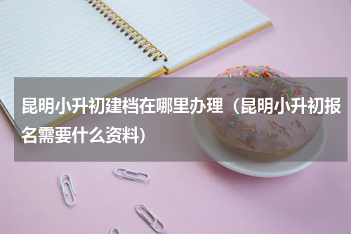 昆明小升初建档在哪里办理（昆明小升初报名需要什么资料）