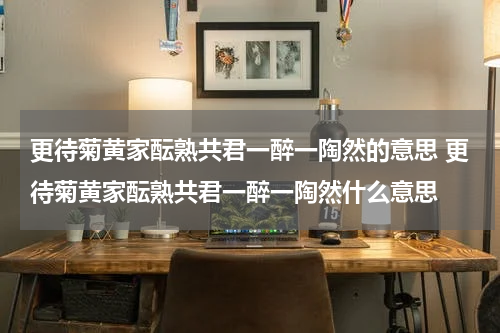 更待菊黄家酝熟共君一醉一陶然的意思 更待菊黄家酝熟共君一醉一陶然什么意思