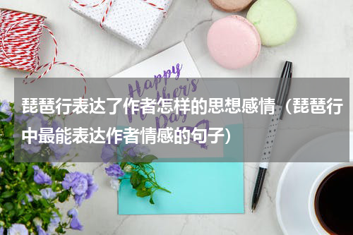 琵琶行表达了作者怎样的思想感情（琵琶行中最能表达作者情感的句子）