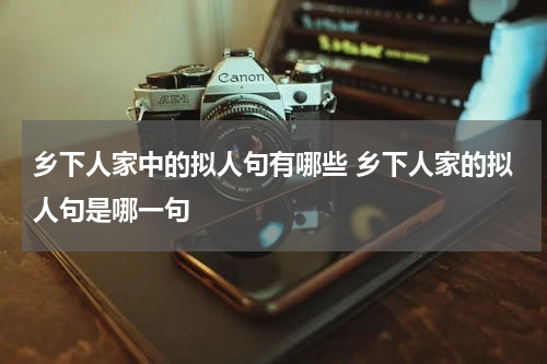 乡下人家中的拟人句有哪些 乡下人家的拟人句是哪一句