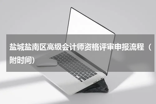 盐城盐南区高级会计师资格评审申报流程（附时间）