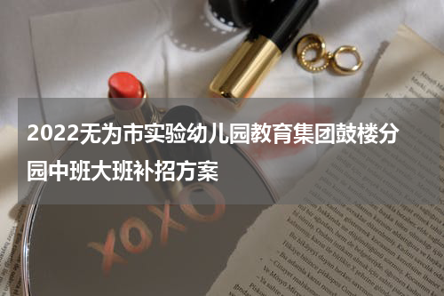 2022无为市实验幼儿园教育集团鼓楼分园中班大班补招方案