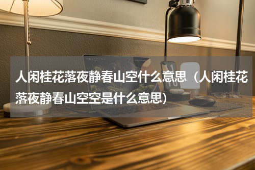 人闲桂花落夜静春山空什么意思（人闲桂花落夜静春山空空是什么意思）