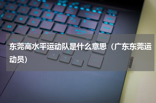 东莞高水平运动队是什么意思（广东东莞运动员）