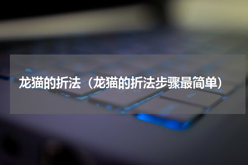 龙猫的折法（龙猫的折法步骤最简单）
