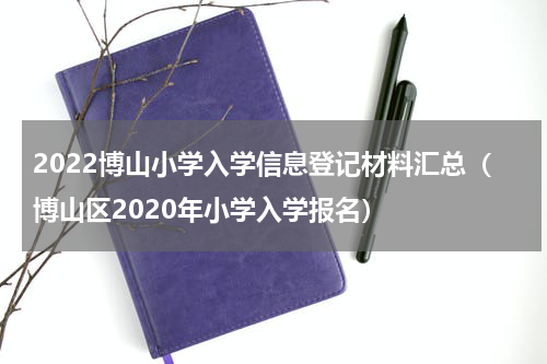2022博山小学入学信息登记材料汇总（博山区2020年小学入学报名）
