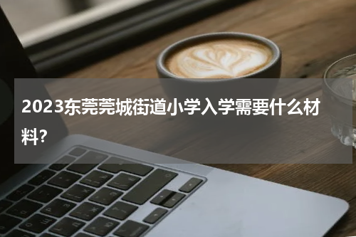 2023东莞莞城街道小学入学需要什么材料？