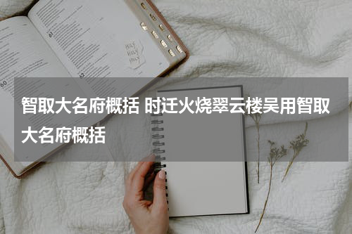 智取大名府概括 时迁火烧翠云楼吴用智取大名府概括