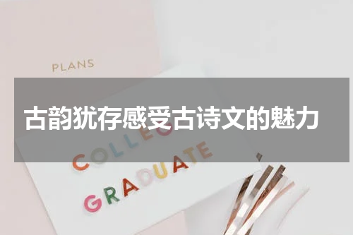  古韵犹存感受古诗文的魅力