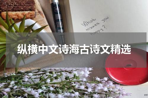 纵横中文诗海古诗文精选