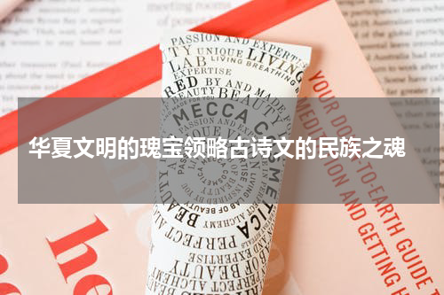  华夏文明的瑰宝领略古诗文的民族之魂