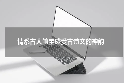  情系古人笔墨感受古诗文的神韵