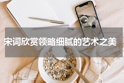  宋词欣赏领略细腻的艺术之美