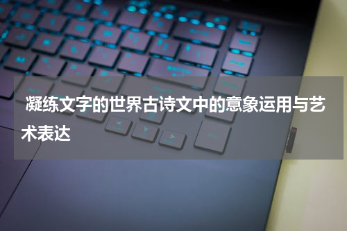  凝练文字的世界古诗文中的意象运用与艺术表达