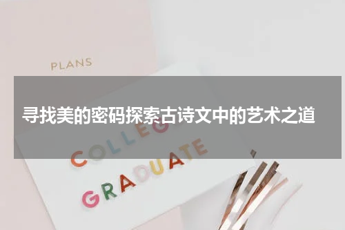  寻找美的密码探索古诗文中的艺术之道