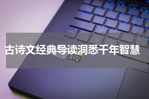  古诗文经典导读洞悉千年智慧