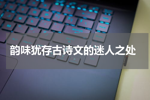  韵味犹存古诗文的迷人之处