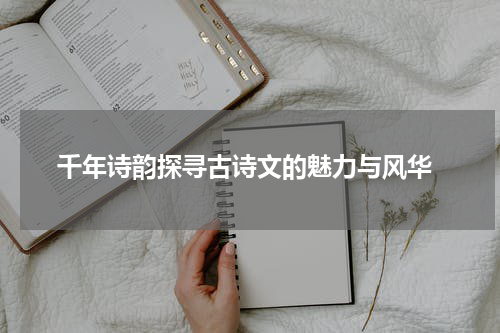  千年诗韵探寻古诗文的魅力与风华