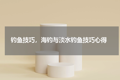  钓鱼技巧，海钓与淡水钓鱼技巧心得