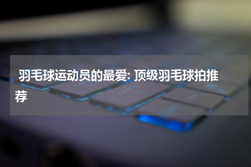  羽毛球运动员的最爱: 顶级羽毛球拍推荐